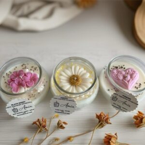 100% sojavahast käsitöö küünalde valik