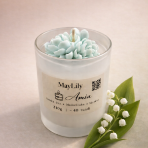 MayLily- sojavahast käsitöö küünal