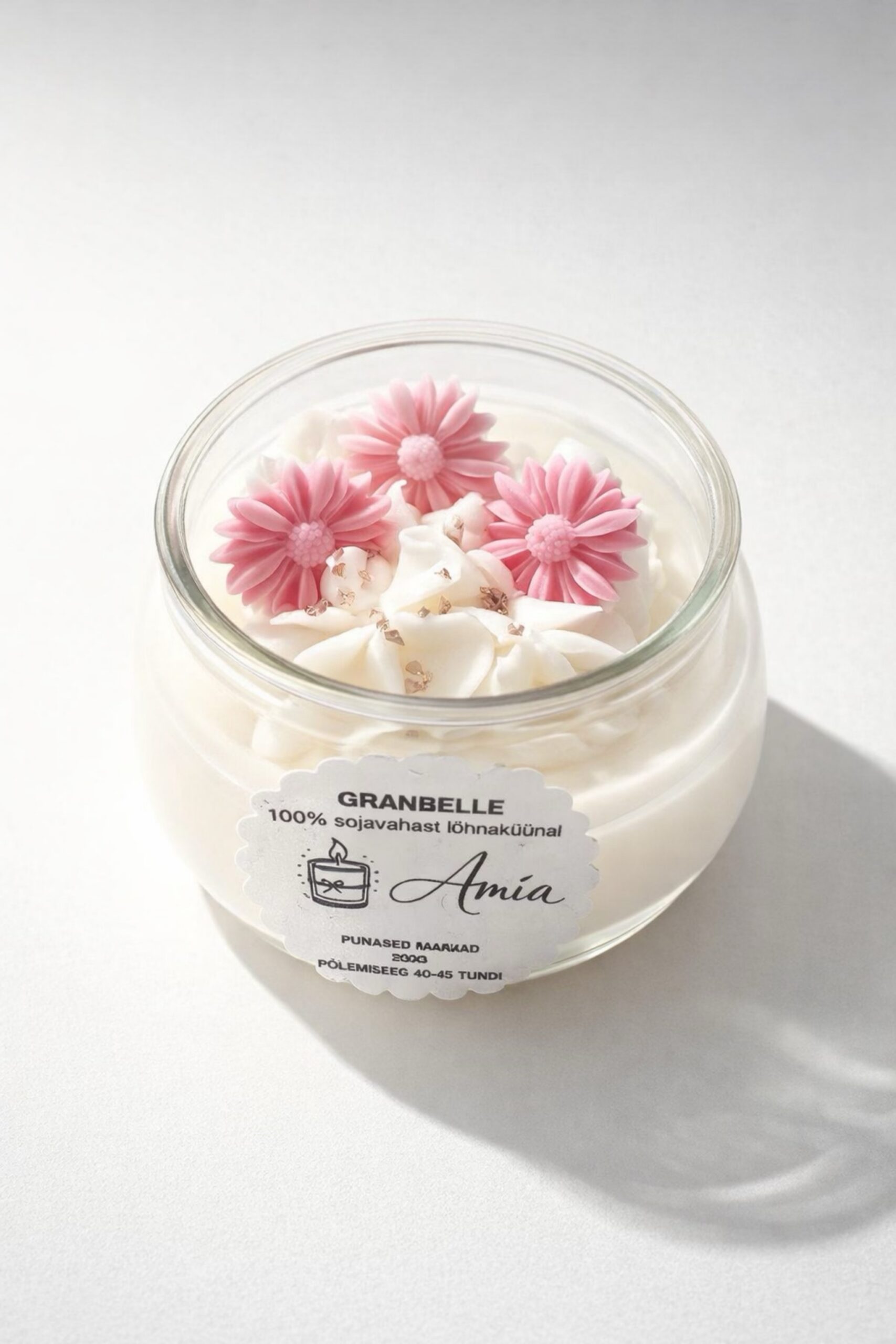 Granbelle- sojavahast käsitööküünal