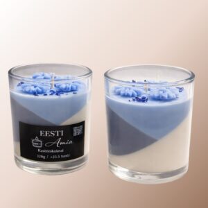 Eesti- sojavahast käsitöö küünal