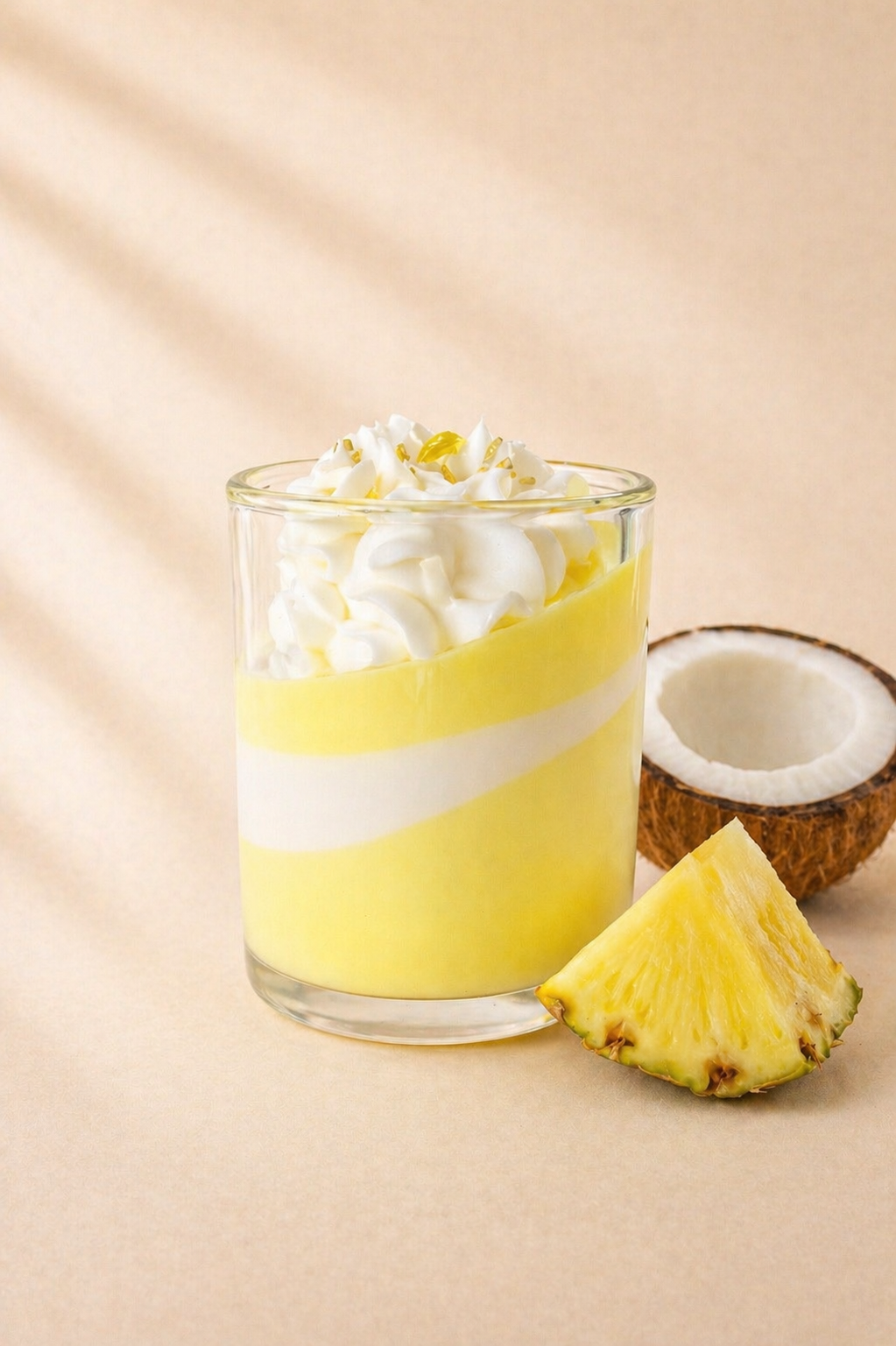 Pina Colada - rapsivahast käsitöö küünal - Image 2