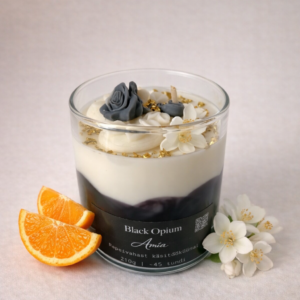 Black Opium- rapsivahast käsitööküünal